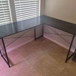 L- Shaped Desk - Like New!
