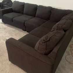 Charcoal 3pc 120in by 95in Sectional Sofa from Ashley HomeStores