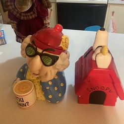 Cookie Jars Snoopy Maxine 