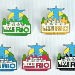 Complete Set Of Sports Illustrated Olympic Pins/2016 Rio