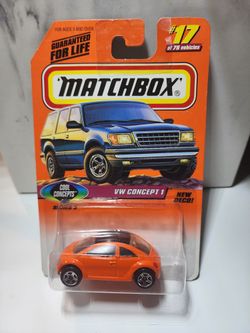 1998 Matchbox VW Concept 1 With error