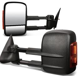 LA Zona Auto Parts 1999 TO 2006 Silverado Sierra Suburban Avalanche Tahoe Yukon Towing Mirrors Espejos Retrovisores