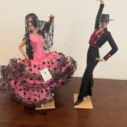 2 Dancer Flamenco Dolls 