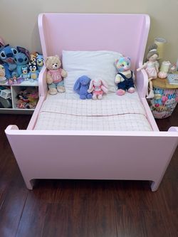 IKEA pink bed expandable