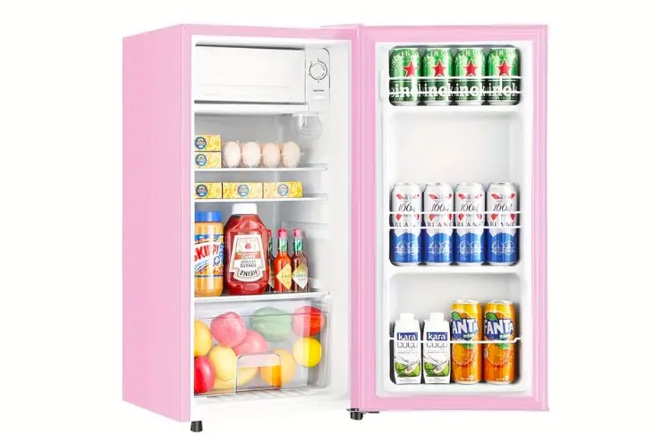 Brand New Unopened Pink Mini Fridge With Freezer
