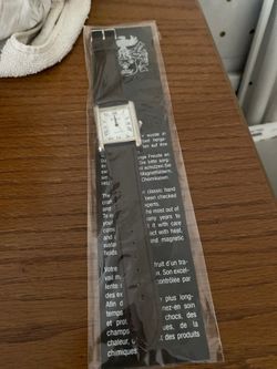 Leather watch