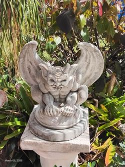 VINTAGE CONCRETE GARGOYLES