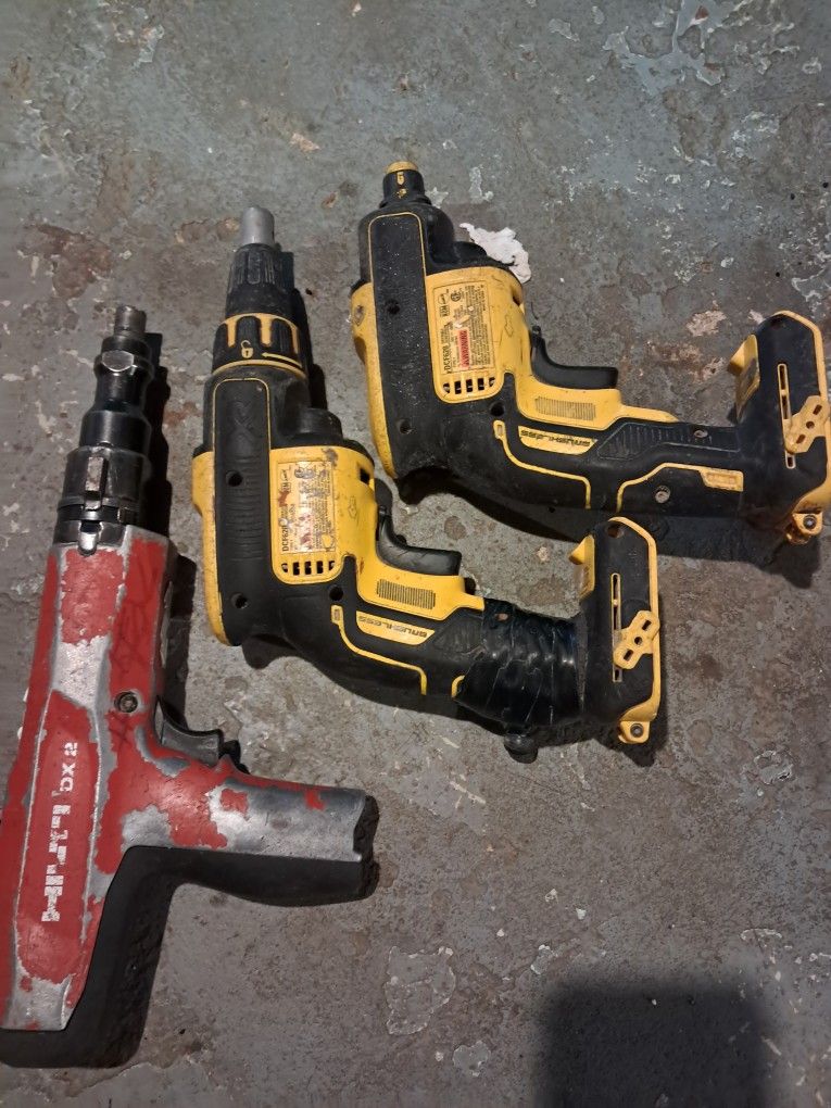 Driwall Gun ,pistola O Drilles Pra Tabla Yeso And Pistola Para Clavo En Concreto ,,hilti