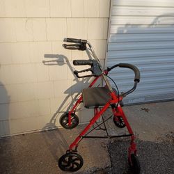 Walker With Seat And Wheels 