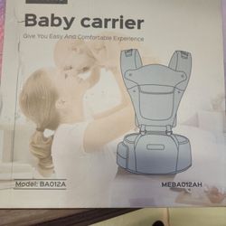 Baby Carrier/ 0-36 Months/ New/ $35 Cash Only/ Blue Diamond & Rainbow