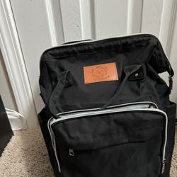 Diaper Bag w/ Travel Changing Pad& Cart Cushion