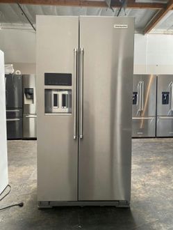 KitchenAid Side by Side Refrigerator Stainless Steel