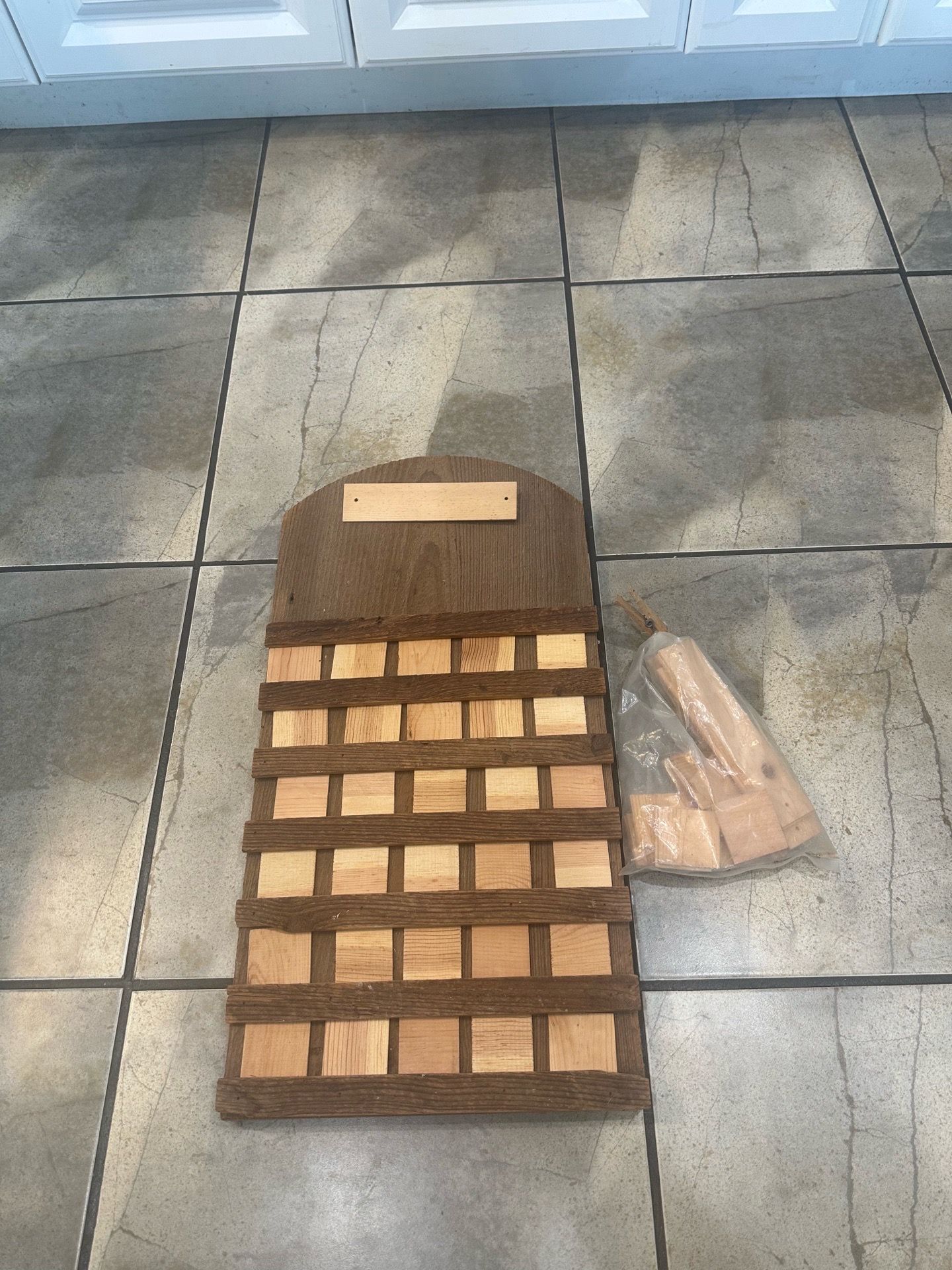 NEW Blank Wooden Calendar With Accessories