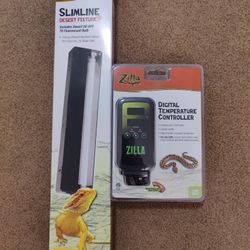 Brand New Reptile Thermometer & Light 