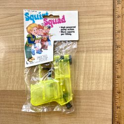 Vintage 1979 Larami Corp Squirt Squad Water Sprayer - Yellow
