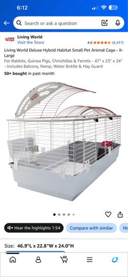 XL small animal cage