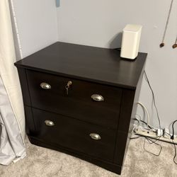 Wood Filing Cabinet