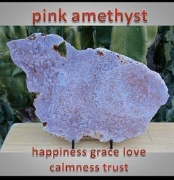 Huge Pink Amethyst Slab #2