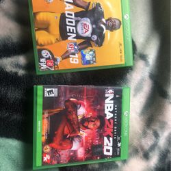 Xbox One Games Madden 19 And NBA 2k20