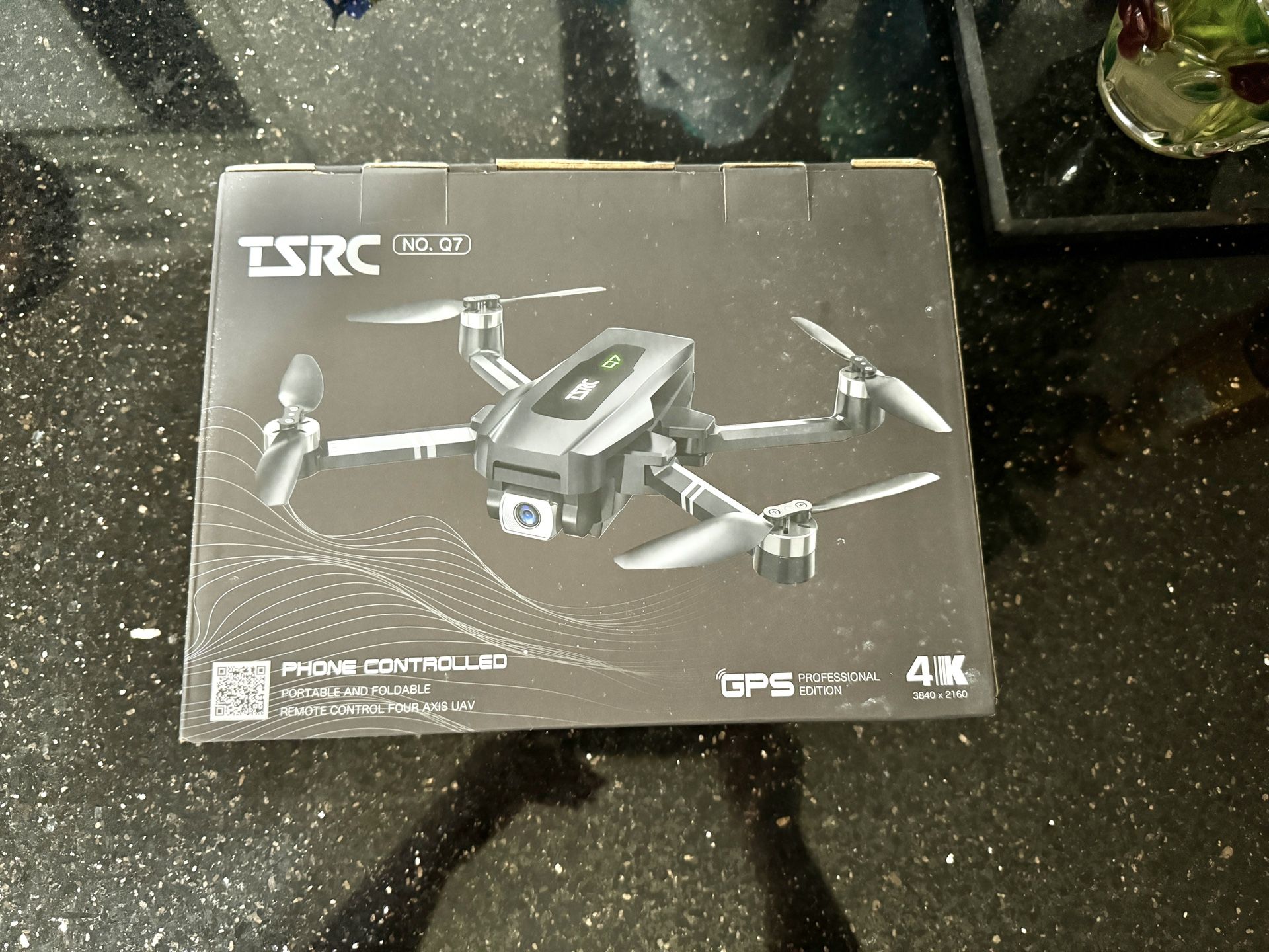 TENSSENX GPS Drone with 4K UHD Camera, TSRC Q7 Foldable FPV RC Quadcopter