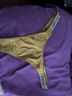 Victoria's Secret Gold Thong Underwear