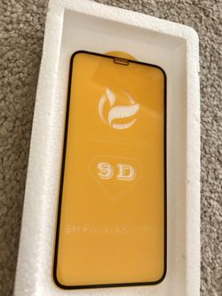 IPhone X/XS/11pro , 9D full screen glass protector