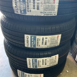 215 65 16 Kumho solus TA31