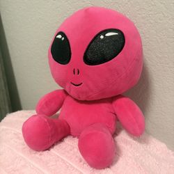 Stuffed Pink Alien