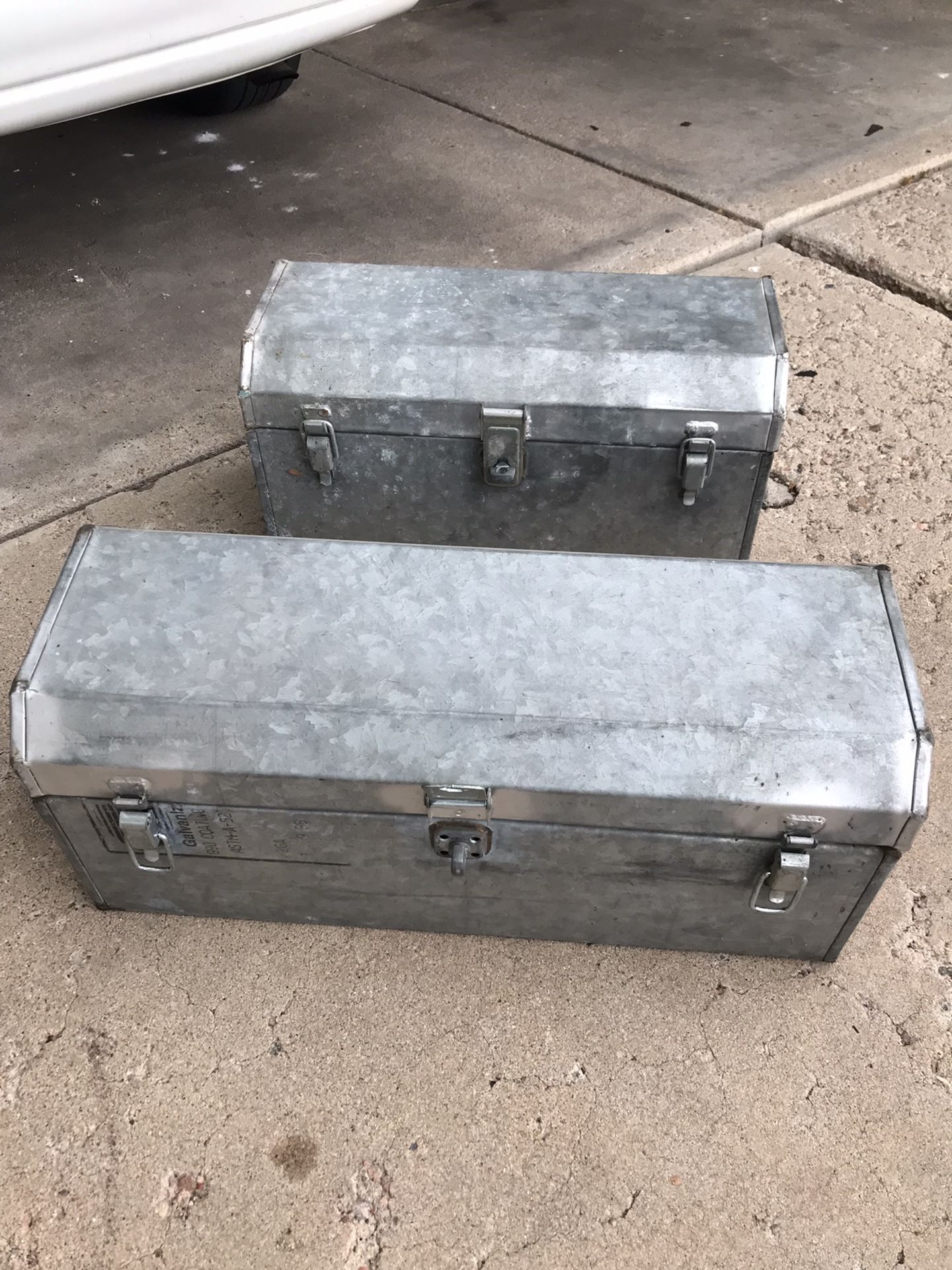 2 Hand Made Tool Boxes