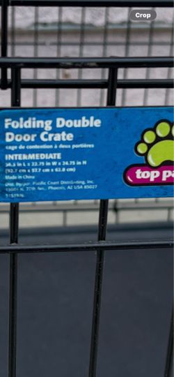 Double Door Crate Cage