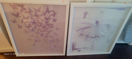 Set of Lavender Art Pieces