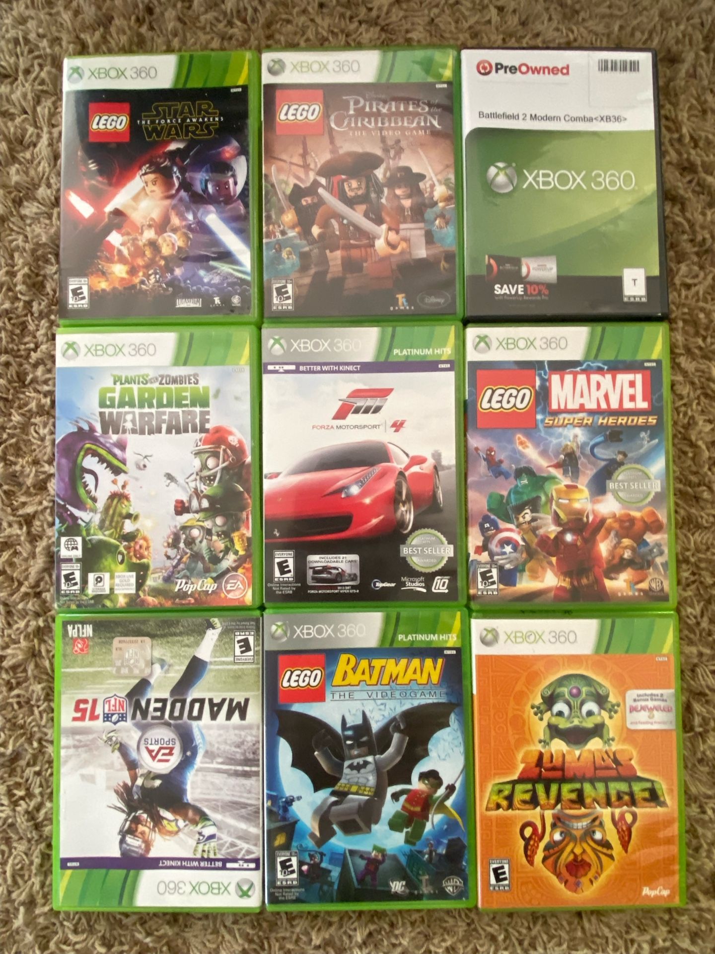 XBox 360 games