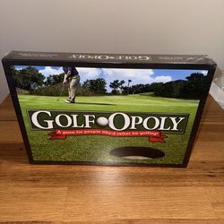 GolfOpoly Monopoly Golf Opoly Board Game NEW SEALED!