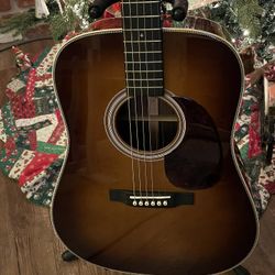 2024 Martin HD28 Ambertone Acoustic Electric Guitar. 