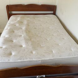 Bed frame, Mattress with box spring