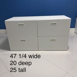 IKEA STUVA / FRITIDS 4-Drawer Dresser White