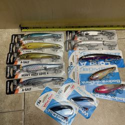Saltwater lure collection