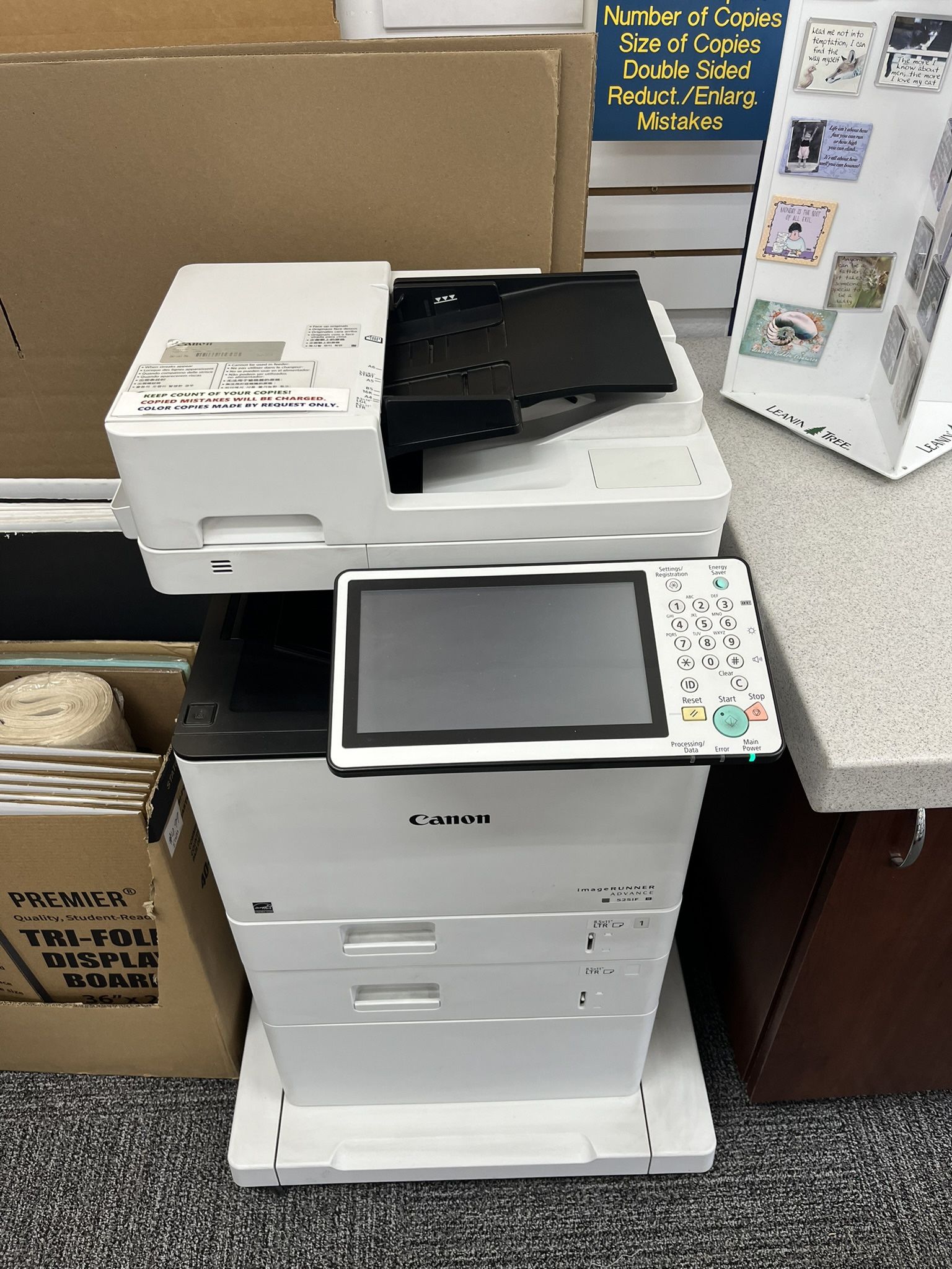 Canon imageRUNNER ADVANCE 525iF III Laser Printer/Scanner Mono. Office Printer.