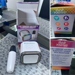 2-IN-1 Karaoke machine & Bluetooth speaker