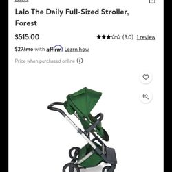 Brand New Lalo Stoller With Bassinet 