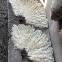 “Burlesque” feather fans