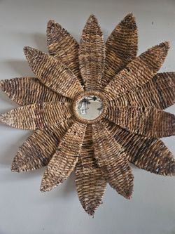 562.25

Mario Lopez Torres Style Wicker Sunburst Mirror