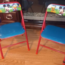Kids Disney Folding Chairs Both $10