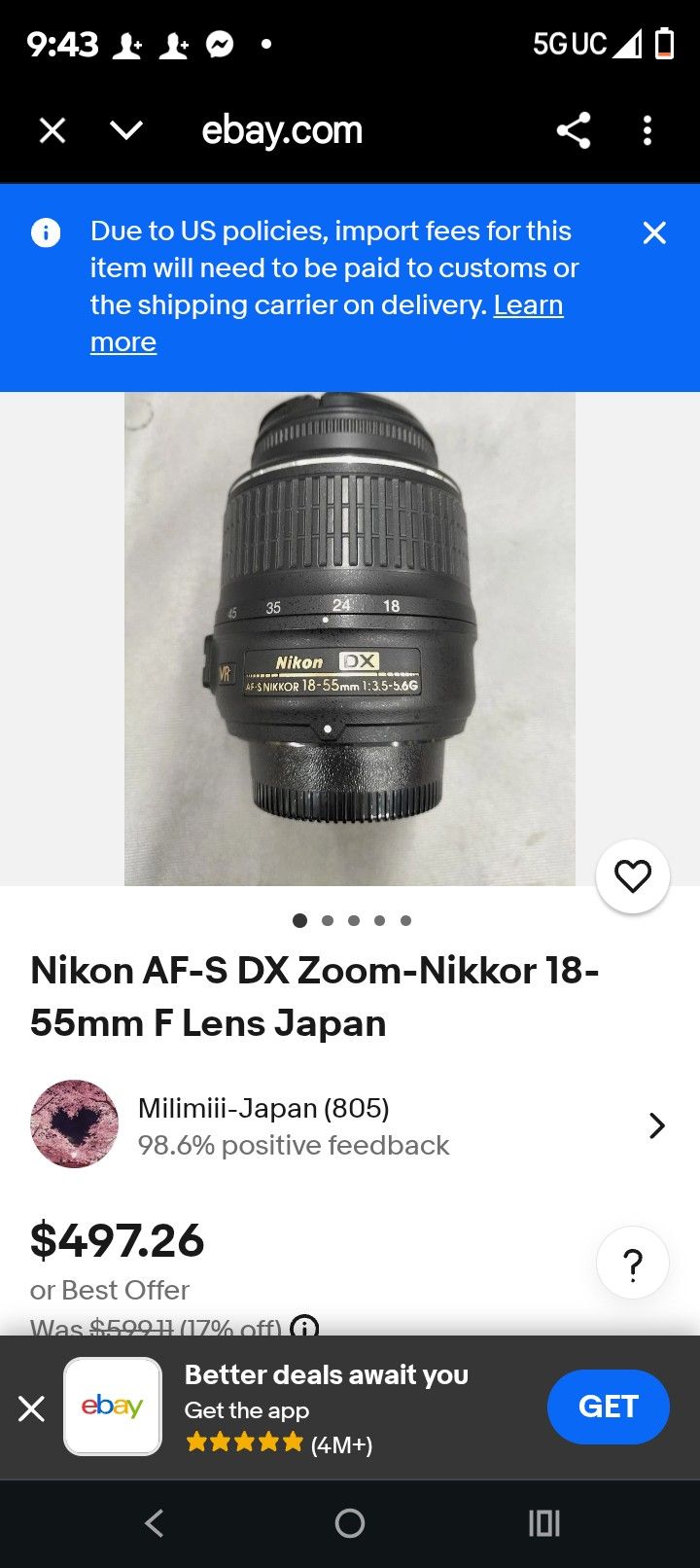 Nikon DX AF-S Nikxor18-55mm Amd Two Digital Cameras And Extra Lens For The Nikon