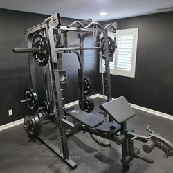 Smith Machine 2001 | Multi-Use Adj Bench | Gym Equipment | Fitness | Squat Rack | Excercise |🔴WEIGHTS AND BARBELL SOLD SEPARATELY 🔴 FREE DELIVERY 🚚