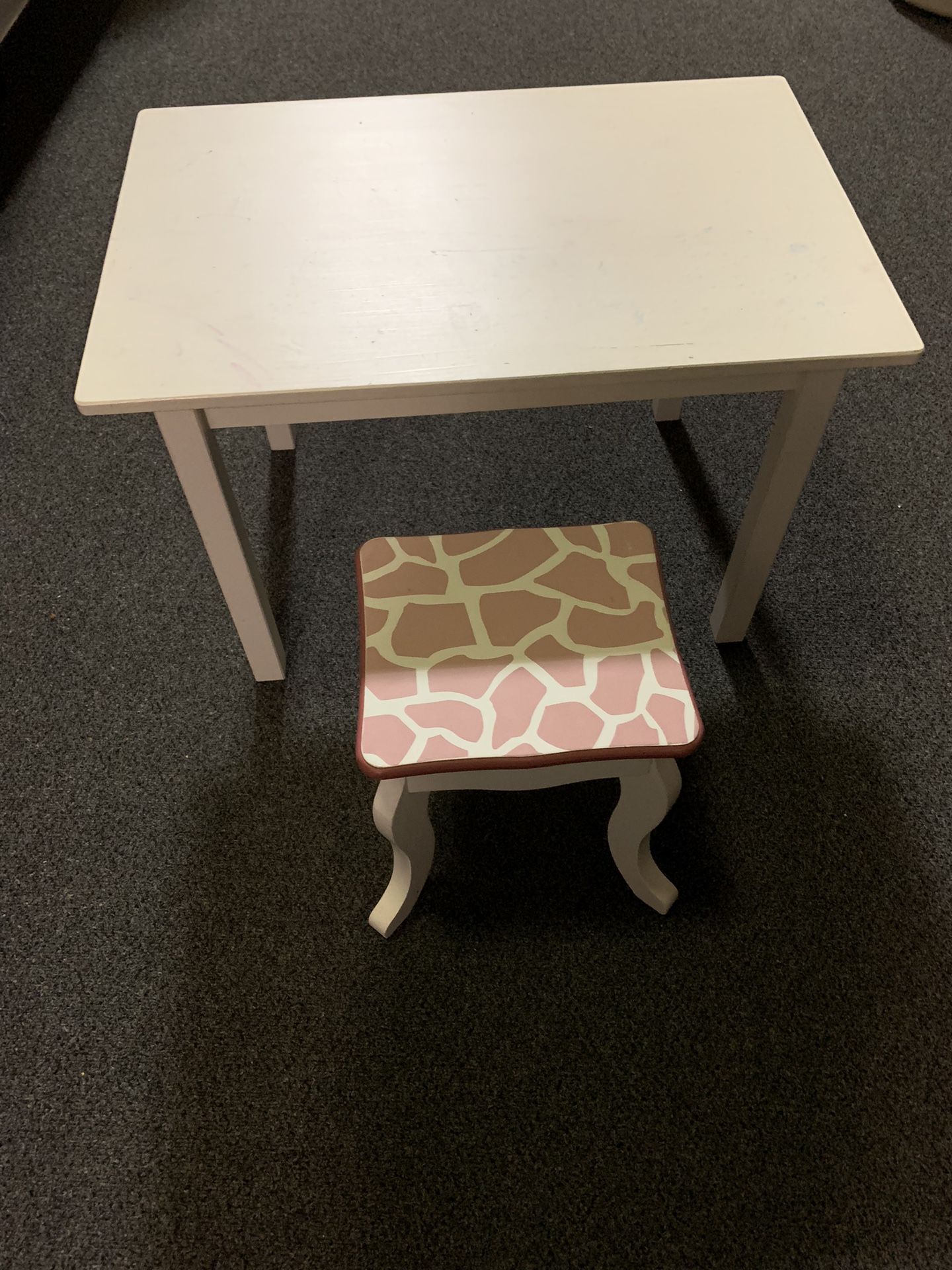 Children’s Wooden Table And Chair Set 