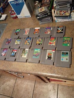 Nintendo NES games $10 each pick up in Glendale all tested all worked in each
