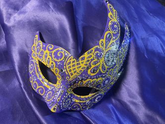 Purple And Yellow Mask
