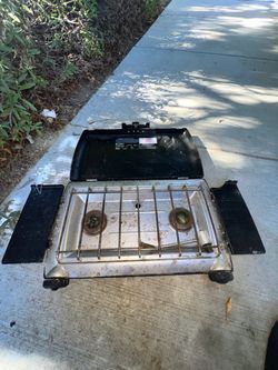 Portable 2-Burner Propane Camp Stove