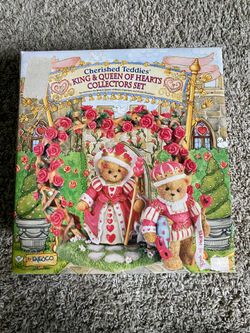 Cherished Teddies King & Queen Of Hearts Collectors Set w/Box 🐻